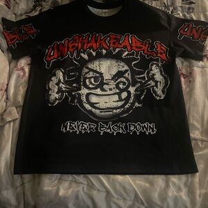 Kids Graphic Tee - Black and Red